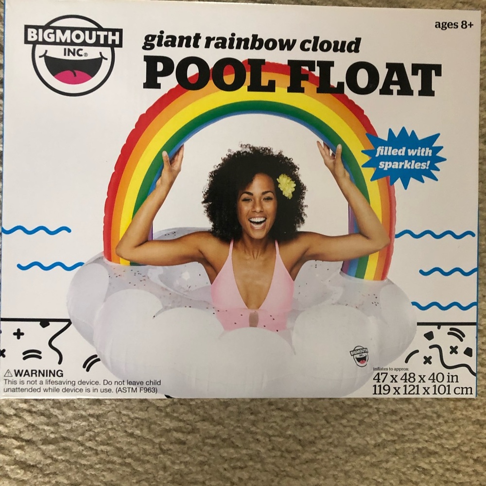 Rainbow Pool Float